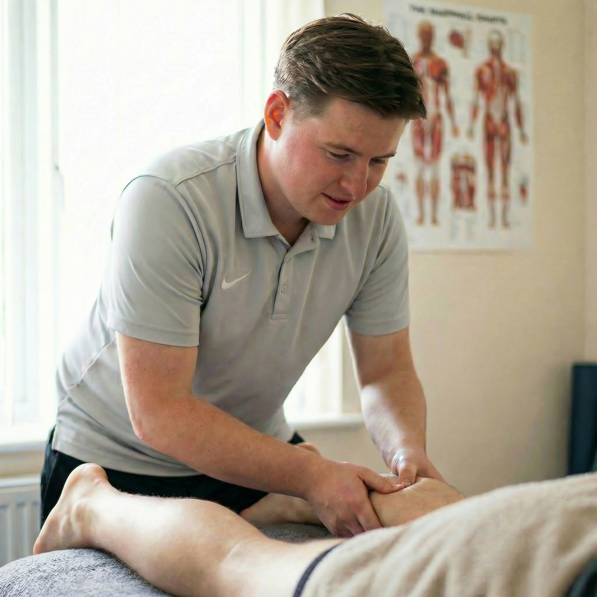 Sports massage therapy session at BodyCare Clinic